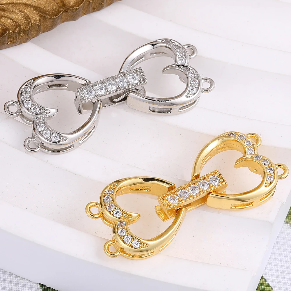 18K Gold Silver Plated Fastener 5