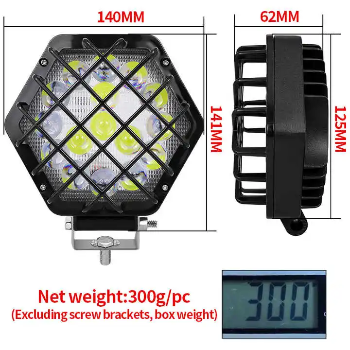 Auto Work Light 150W Led Light Round Square LED Offroad LED Bar 5.5 Inch Spot Fl