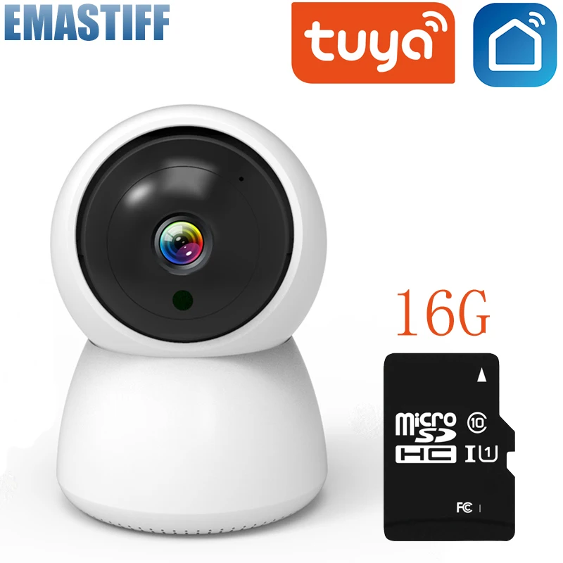 HD 1080P IP Camera Tuya Smartlife App Surveillance Security WiFi Baby Monitor Wireless Mini CCTV Indoor Home Camera Smart Alarm best night vision security camera Surveillance Items