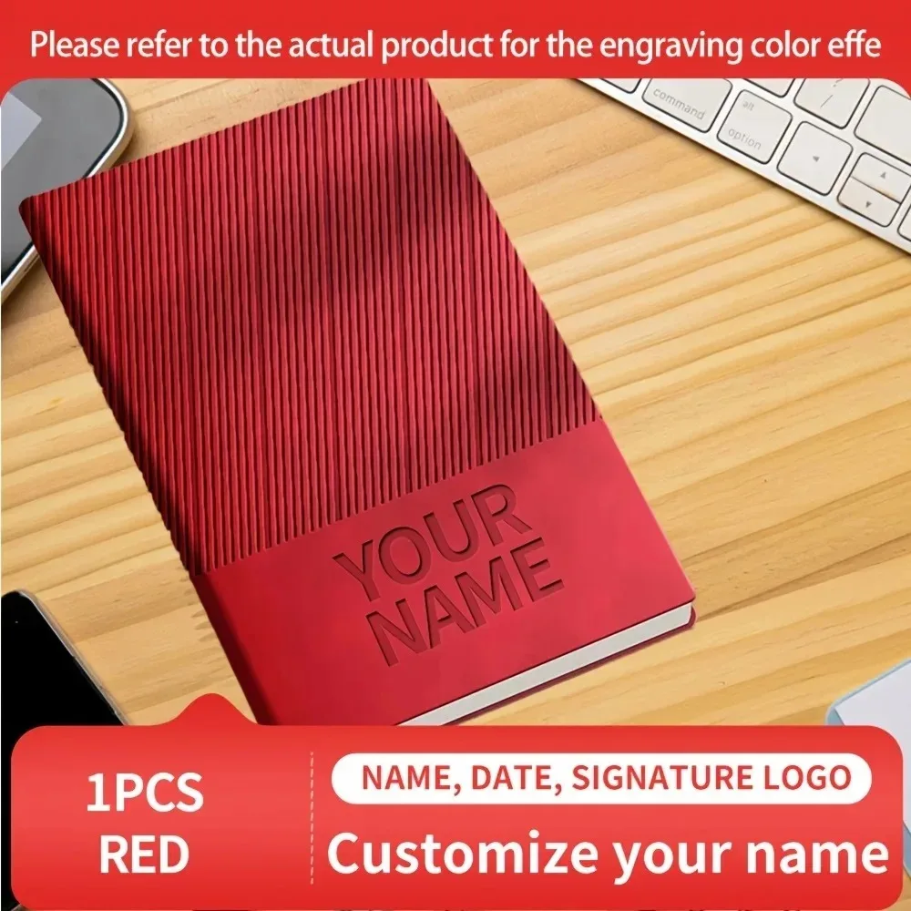 Carnet A5 personnalisé avec nom et logo – Journal personnalisé à couverture souple, idéal pour les étudiants, excellent cadeau d'anniversaire pour carnet de notes de saison scolaire