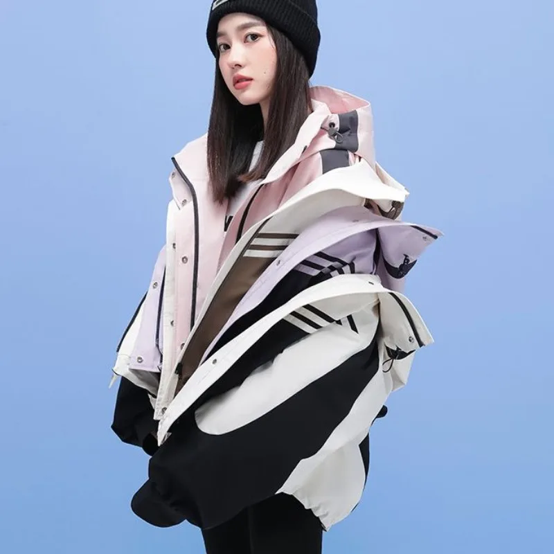 2023 New Women Down Jacket Winter Coat Female Short-length Keep Out The Cold Parkas Loose Leisure Outwear Hooded Overcoat