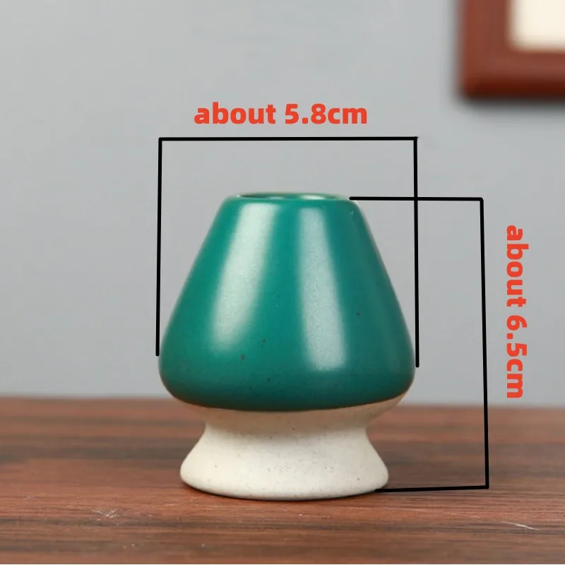 Japanese Ceramic Matcha Green Tea Chasen Holder Stand Bowl Bamboo Whisk Grinder Brushes Tea Tools Holder Tea Accessories Teaware Kitchen