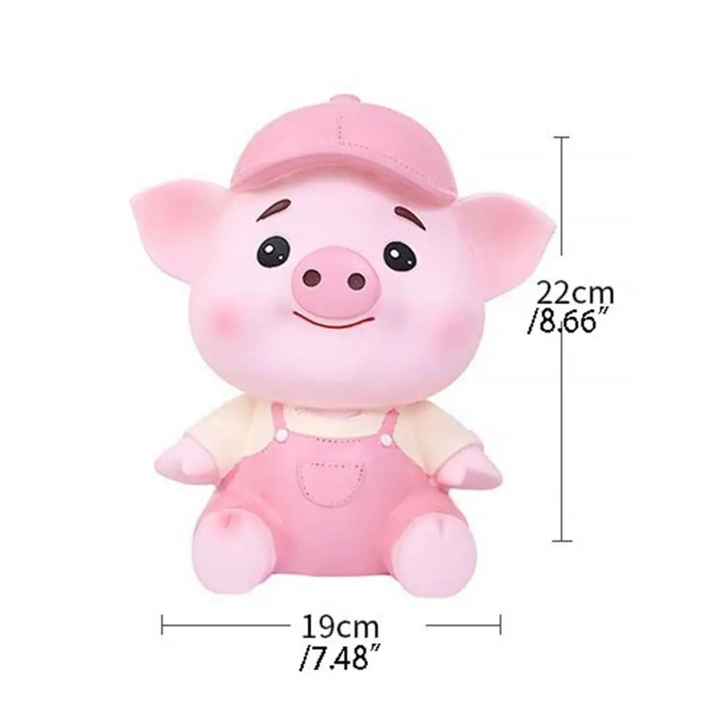 Creative Large Capacity Pig Savings Can Cartoon Anti-fall Animal Piggy Bank Cute Cartoon Piggy Bank Desktop 6