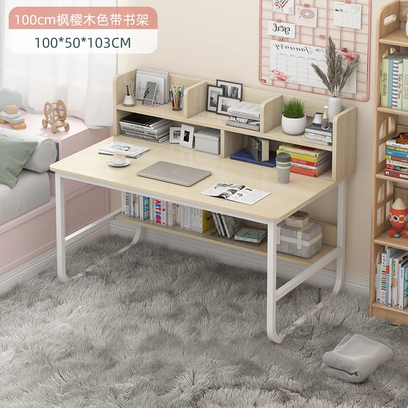 Desk Bookshelf Integrated Computer Office Table Girl Bedroom and Household Simple Writing Study Table and Chair Office Furniture hot Office Furniture