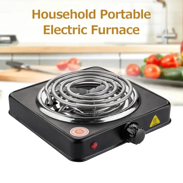 Electric Furnace Household Mini Single Disc Burner Portable Hot Plate Mosquito Incense Furnace 500W Kitchen Stove