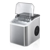 Mini machine à glaçons automatique, machine à glaçons électrique portable, rapide (6 minutes, 9 glaçons), approuvée CE, pour comptoir, maison, bar, cuisine 6
