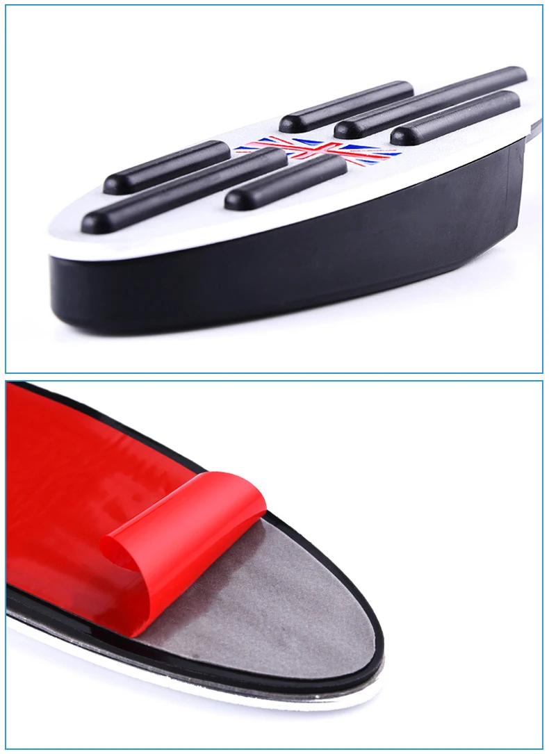 AMBERMILE Auto AT Fußstütze Gas Bremse Kupplung Pedal Abdeckung für BMW Mini Cooper JCW S R55 R56 R60 R61 F54 F55 F56 F60 Auto Zubehör – Detail 5