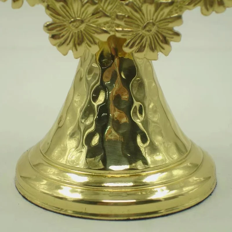 Holy Brass Monstrance High Polished Reliquary Home Decoration Or Church Supplies