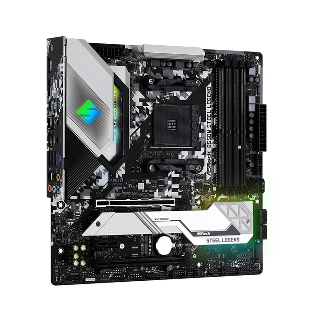ASRock B550M Steel Legend Motherboard Support AMD Ryzen 7