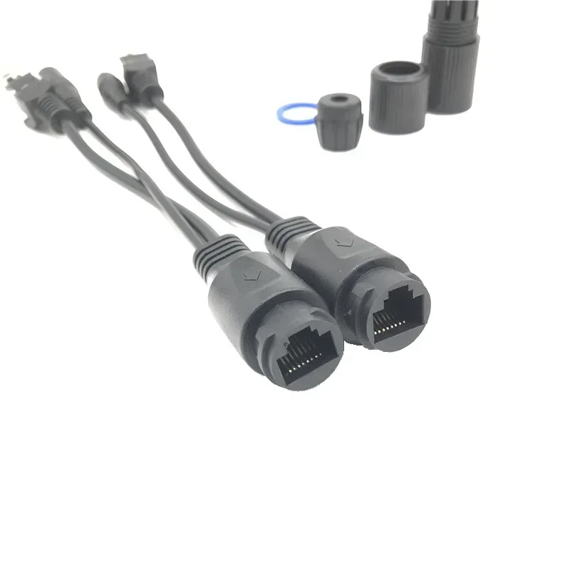 Hot POE Cable Passive Power Over Ethernet Adapter Cable POE Splitter Injector Power Supply Module 12-48v for IP Camera Cables 4