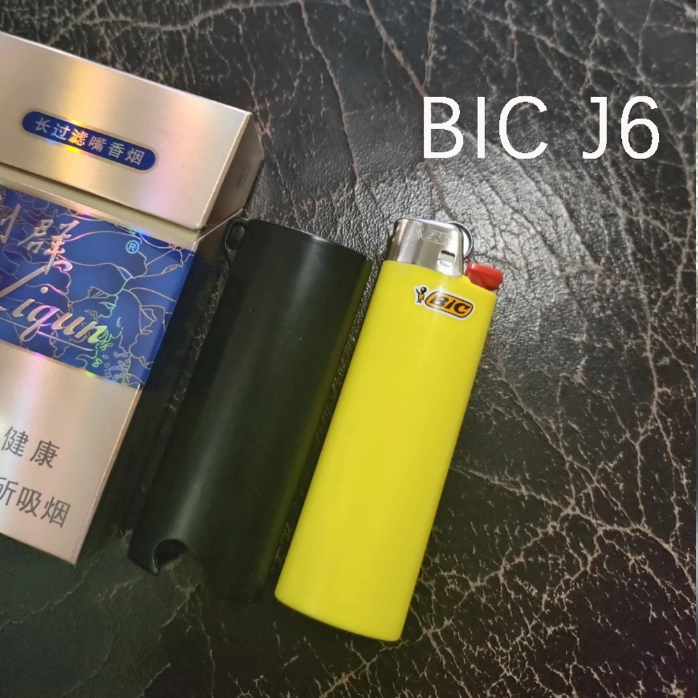 BIC Select Metal Lighter Case with BIC Mini Pocket Lighter