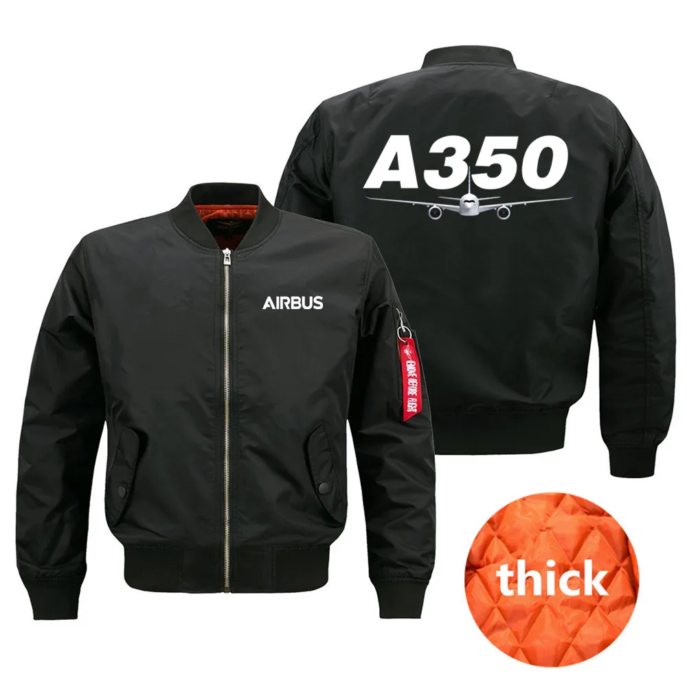 Streetwear Casual Baseball Jacket Flight Outdoor Military Airbus A350 Aviation Pilots Ma1 Bomber Jacket Coats for Men Top 4