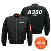 Streetwear Casual Baseball Jacket Flight Outdoor Military Airbus A350 Aviation Pilots Ma1 Bomber Jacket Coats for Men Top 4