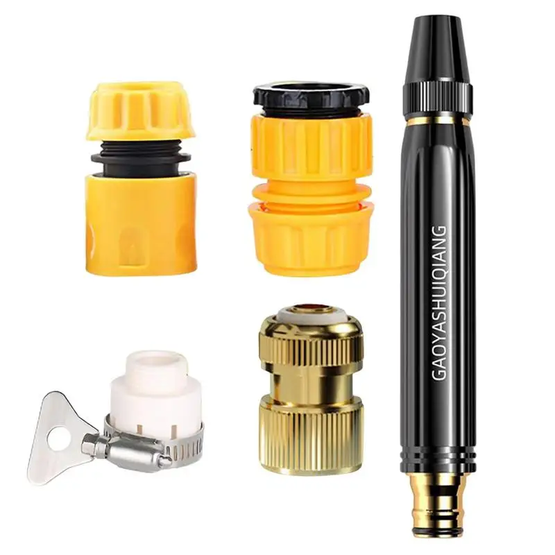 

Multifunctional High Pressure Hose Nozzle Spray Heavy Duty Metal Hose Nozzle Garden Watering \Car Washing Dual Modes Tool