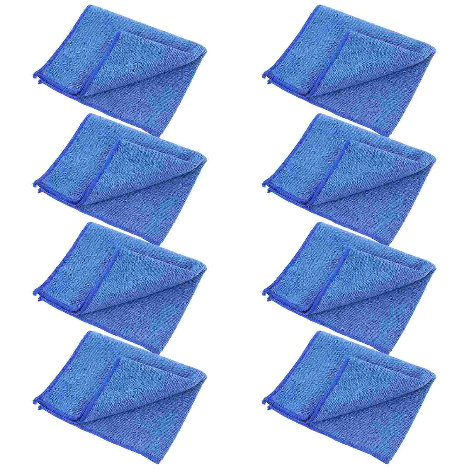 

8pcs Car Washing Cloths Kitchen Cleaning Dish Washing Absorbent Reusable Cleaning Towels