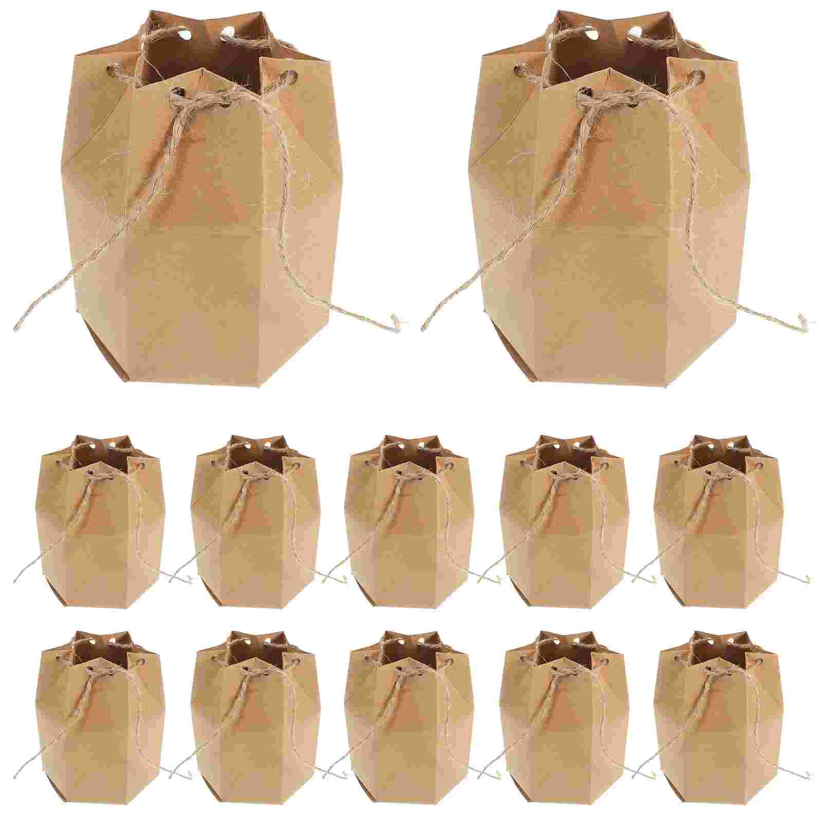 

50 Pcs Gift Paper Box Bridal Shower Favor Packing Wedding Candy Restaurant Supplies