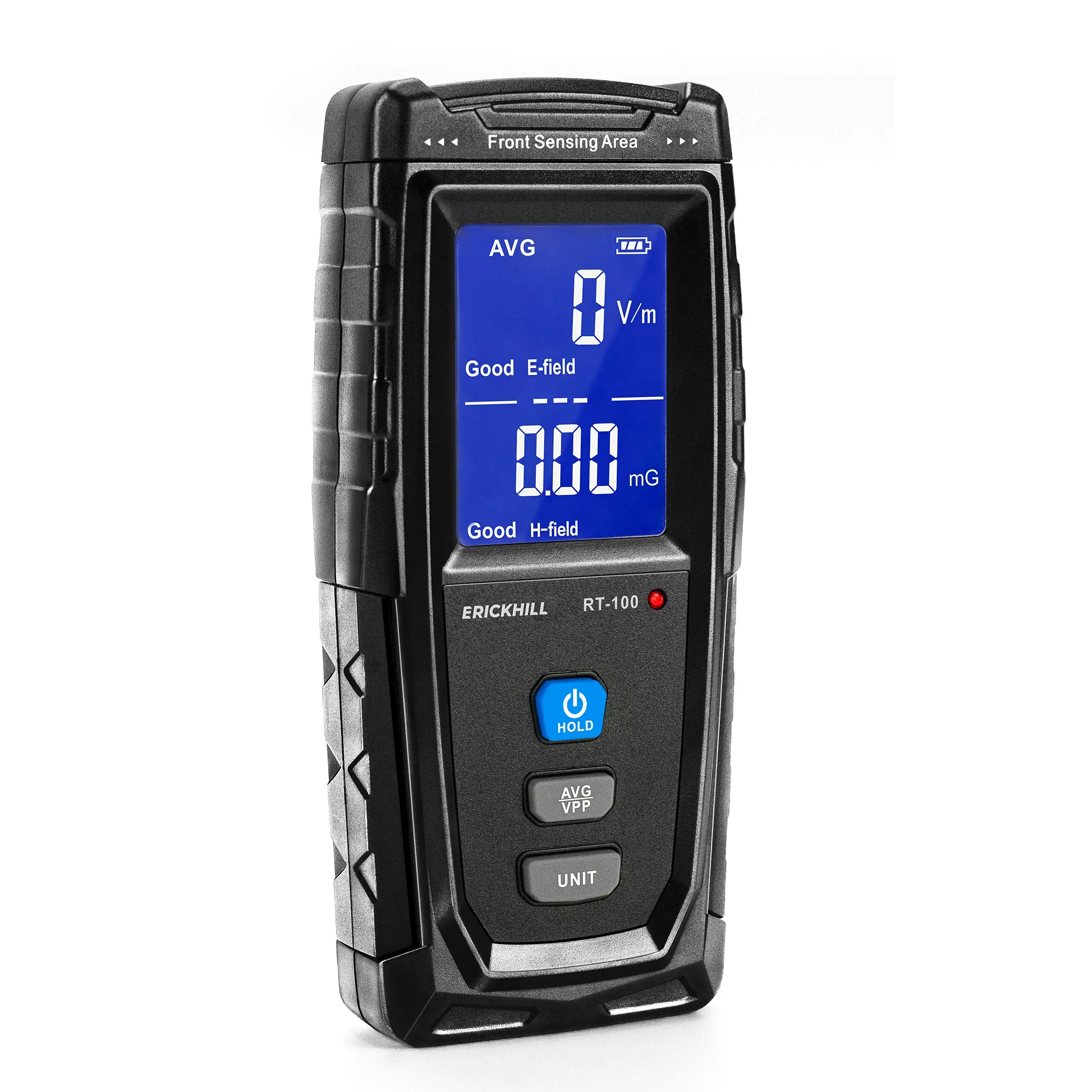 ERICKHILL RT-100 EMF Meter Electromagnetic Radiation Detector Digital Electric Magnetic Temperature Field Tester