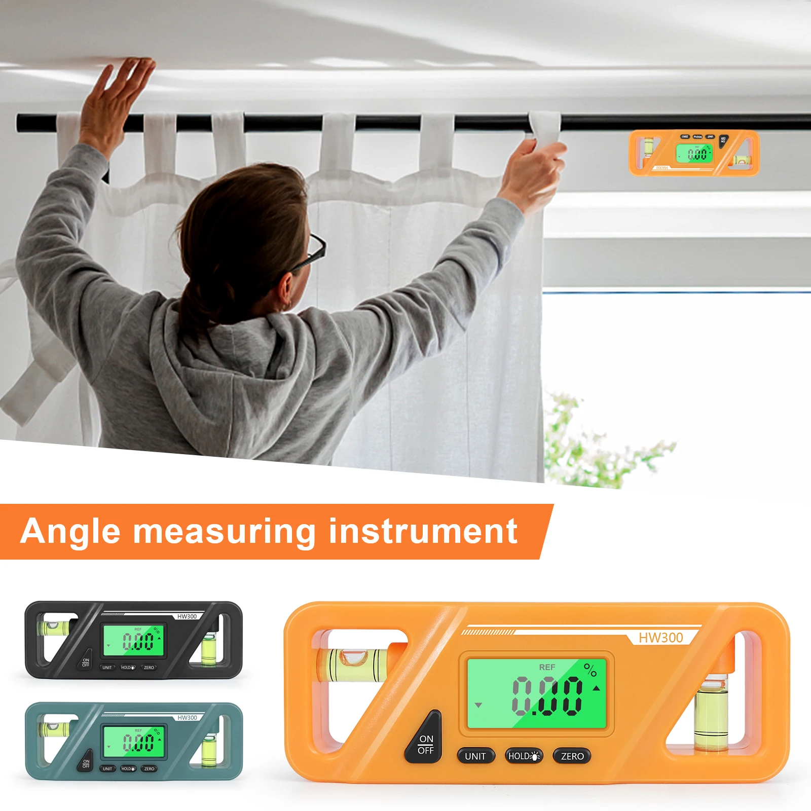Digital Angle Protractor Angle Measuring Tool Angle Protractor Digital Angle Meter Digital Inclinometer Digital Inclinometer Magnetic Electronic Goniometer LCD Digital Angle Meter Backlight Angle Protractor Slope Conversion Meter