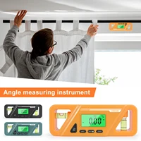 Digital Inclinometer Magnetic Electronic Goniometer LCD Digital Angle Meter Backlight Angle Protractor Slope Conversion Meter 1