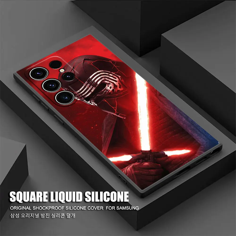 Galaxy-Themed Soft Phone Case - The Last Jedi Design