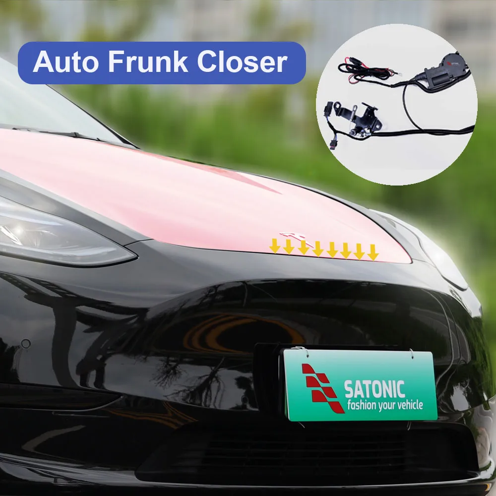 SATONIC テスラモデル3（〜2021.6）用フランク電動化キット SATONIC V2 Auto Frunk Soft Closer For Tesla Model 3 & Y
