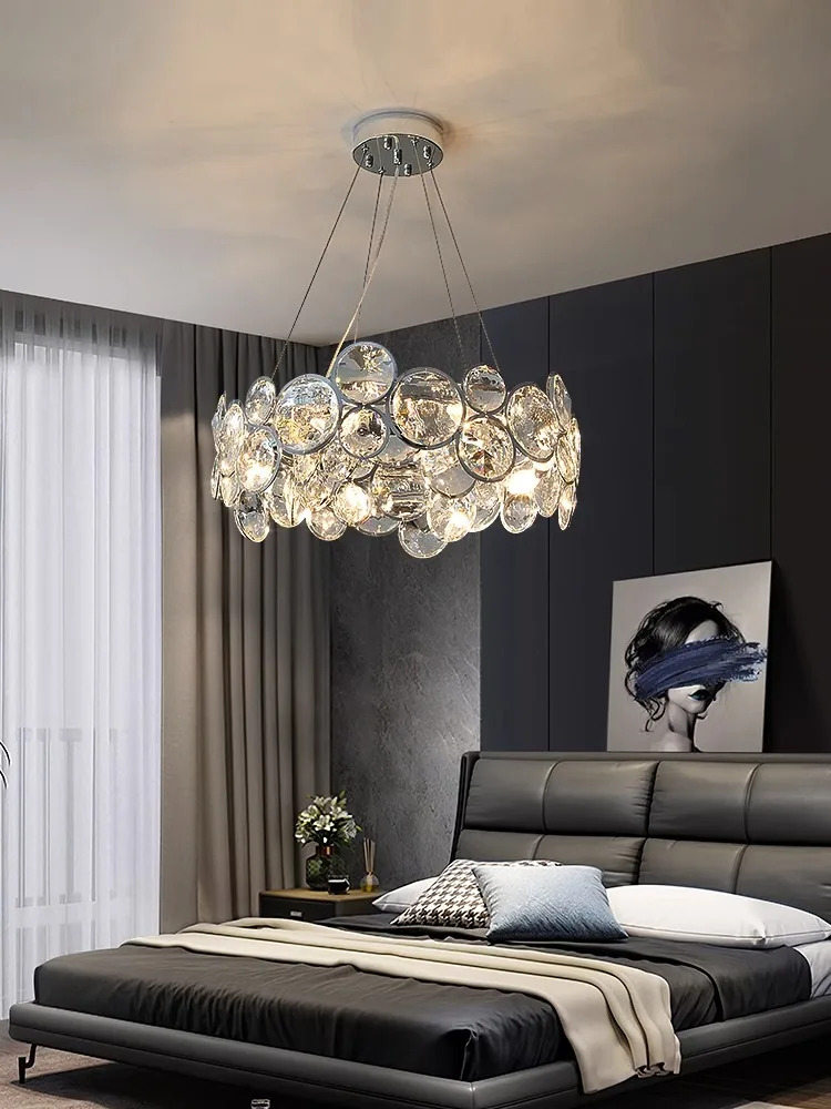 Unique Design Crystal Chrome Chandelier