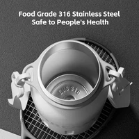 One Hand Open Outdoor Portable Thermos Bottle,with Paracord Handle,Large Capacity Insulated Bottle Leak-proof Water Bottle 6