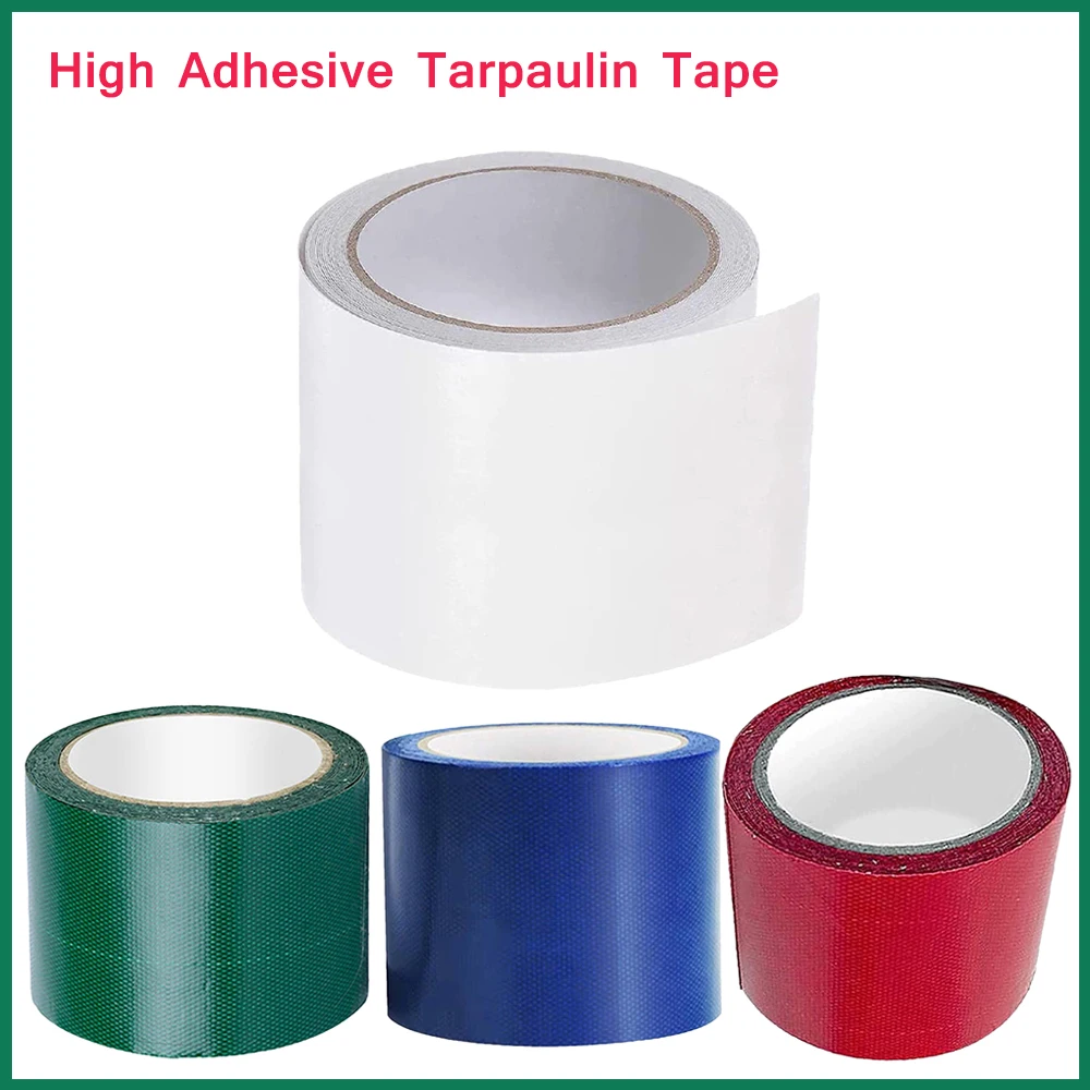 цена Tent Repair Canvas Awning Sail Kites Waterproof Adhesive Patches Tape Kit 3 X 16.4 Ft RV/Boat Covers Repair Tape