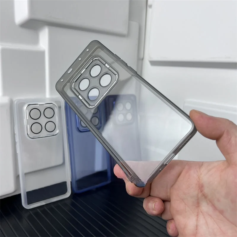 Transparent Soft Silicone Protective Back Cover Case