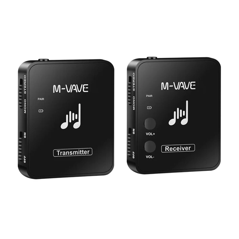 Wireless In Ear Monitor 2.4GHz Transmission System Stage Audio Headphone Rechargeable Transmitter & Receiver