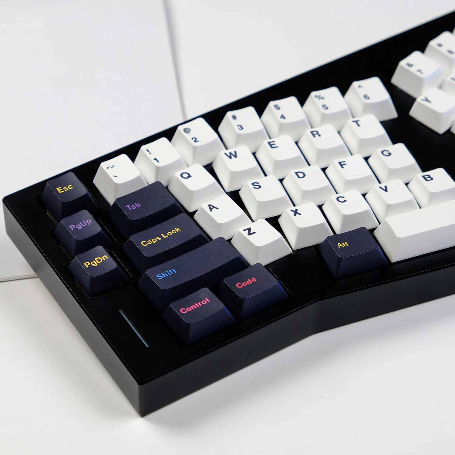 Pbt Gmk Colorchrome Keycaps Perfil Inglês Cereja 5-side Sublimação Dye Teclado Mecânico Interruptor mx Gk61 Gk64 64 67 75 - Imagem 6