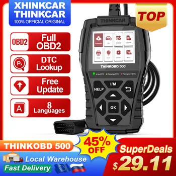 THINKCAR THINKOBD 500 자동차 진단 도구, 자동 스캐너, 자동차 Obd2 버전, 평생 무료 업데이트