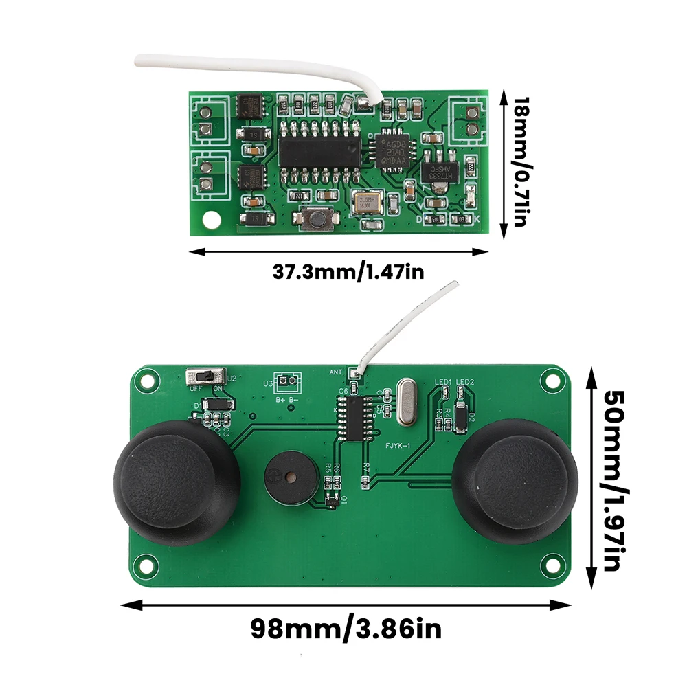 Kit Carte Contrôle Vol RC 2.4G 4A Planeur DIY 100m