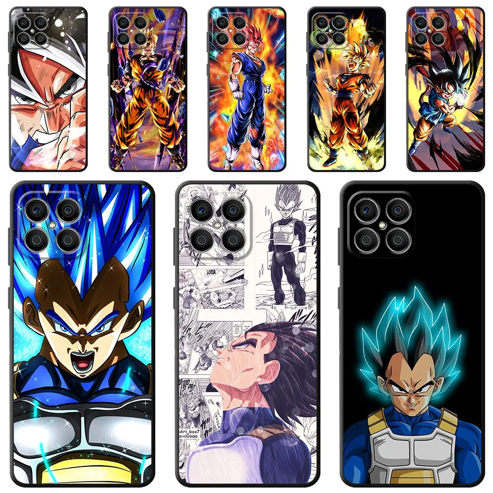 

Dragon Ball Z Goku Case For Honor 90 Lite 8X 20 70 X8 X8A X9a X7 X6 50 Magic5 Pro 4 Black Soft Phone Funda