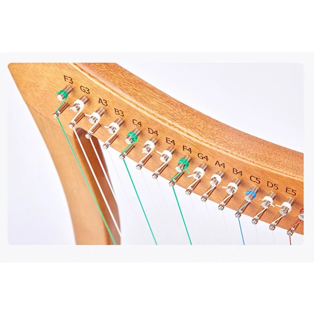 SPORTFUNSF 15/16/19/21/24Strings Lyre Brass Strings Set Lyre Harp Nylon String Replacement For Beginners Professional Arti