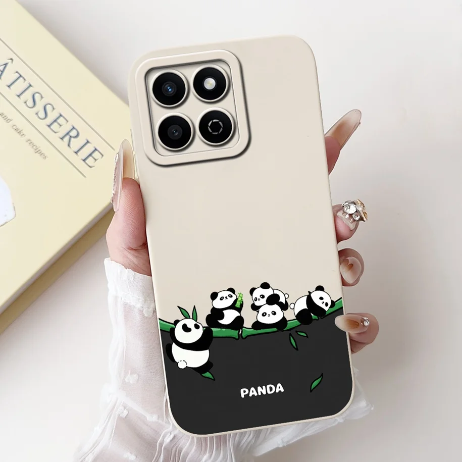 Cute Panda Cartoon Soft Silicone Matte Phone Case - Durable Protective Cover