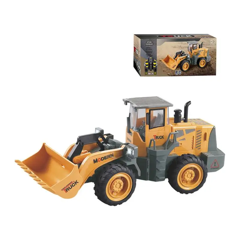 

RC Excavator Children's Educational Electric Wireless Remote Control Toys ABS 8-channel Remote Control Bulldozer Boy Toys