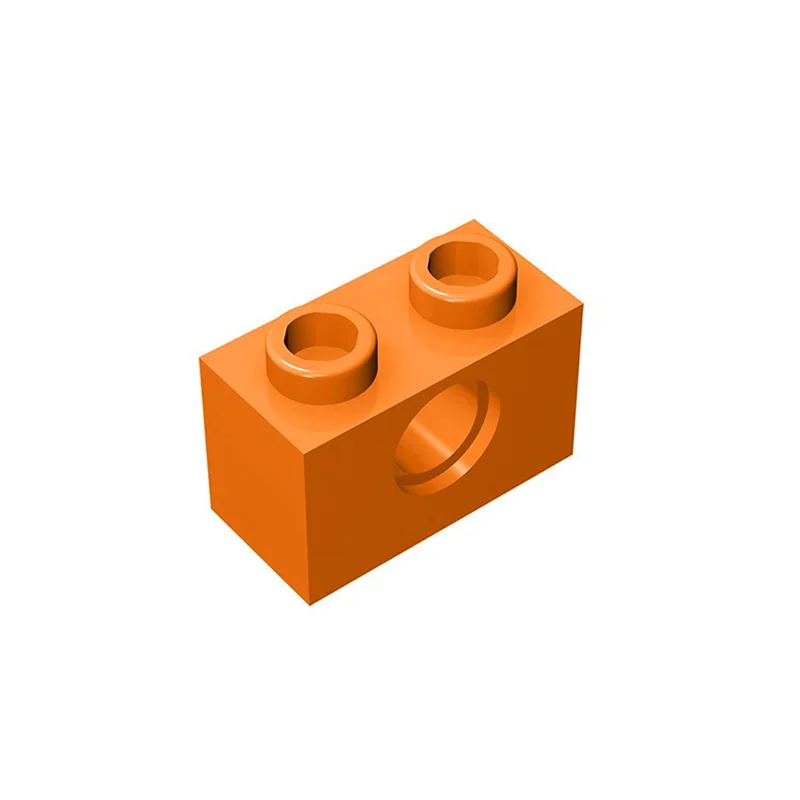 50 Stück 3700 Ziegel 1 x 2 mit Loch Ziegel Sammlungen Bulk Modular GBC Spielzeug für technische MOC DIY Bausteine kompatibel – Detail 12