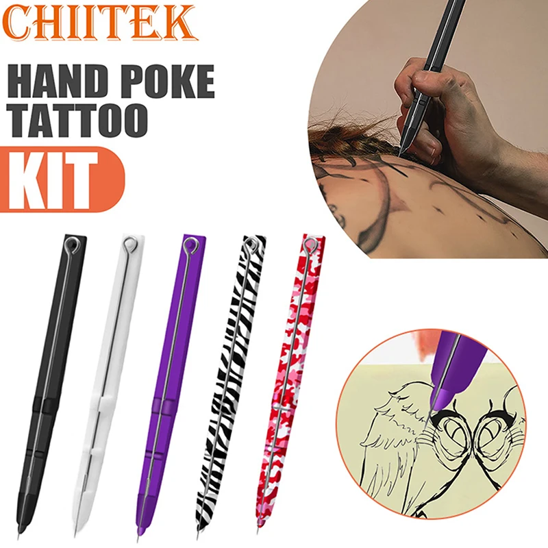 

1Pc Tattoo Hand Poke Stick Pen Needle Holder Stick Tattoo Art Tattoo Tool Tattoo Needles Accessories DIY Manual Body Arts