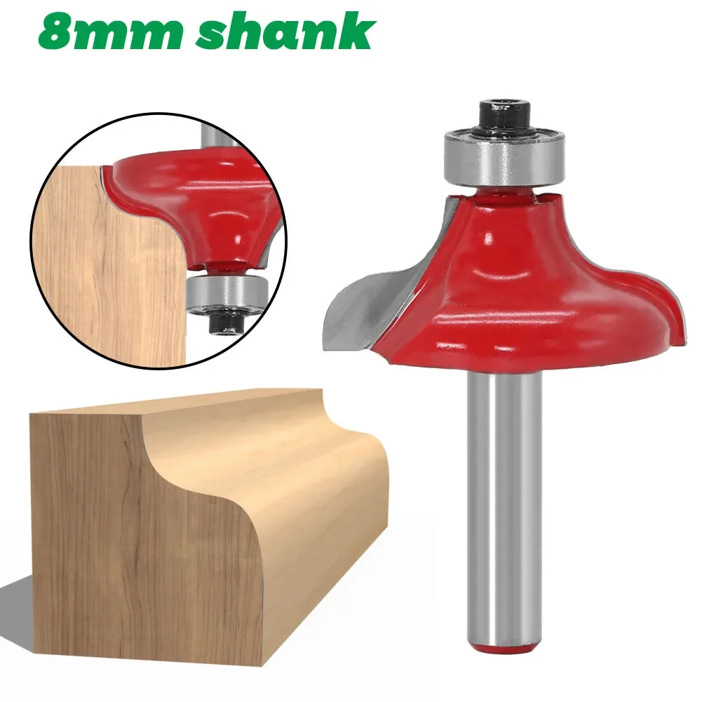 

1PC 1/2" 12.7MM Shank Milling Cutter Wood Carving Traditional Ogee Edge Forming Router Bit Corner Rounding End Mill Woodworking