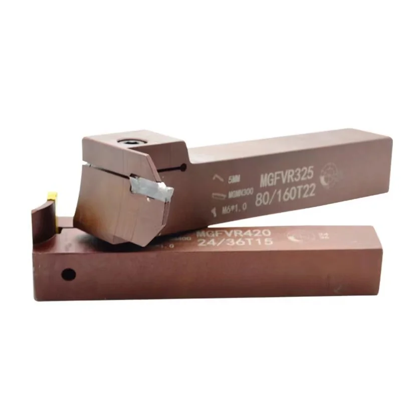 7-shaped face groove cutter MGFVR MGFVR320/MGFVR325 double head Processing range 24-400 carbide insert MGMN300 slotting tool