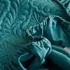 Queen King Quilted Waterproof Mattress Cover with Elastic Fitted Sheet Solid Color Bed Covers 90/120/135/140/150/160/180/220cm 6
