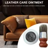 4/8oz Leather Salve All-Natural Polishing Treatment Leather Conditioner Leather Color Restorer for Car Interiors Furniture 3