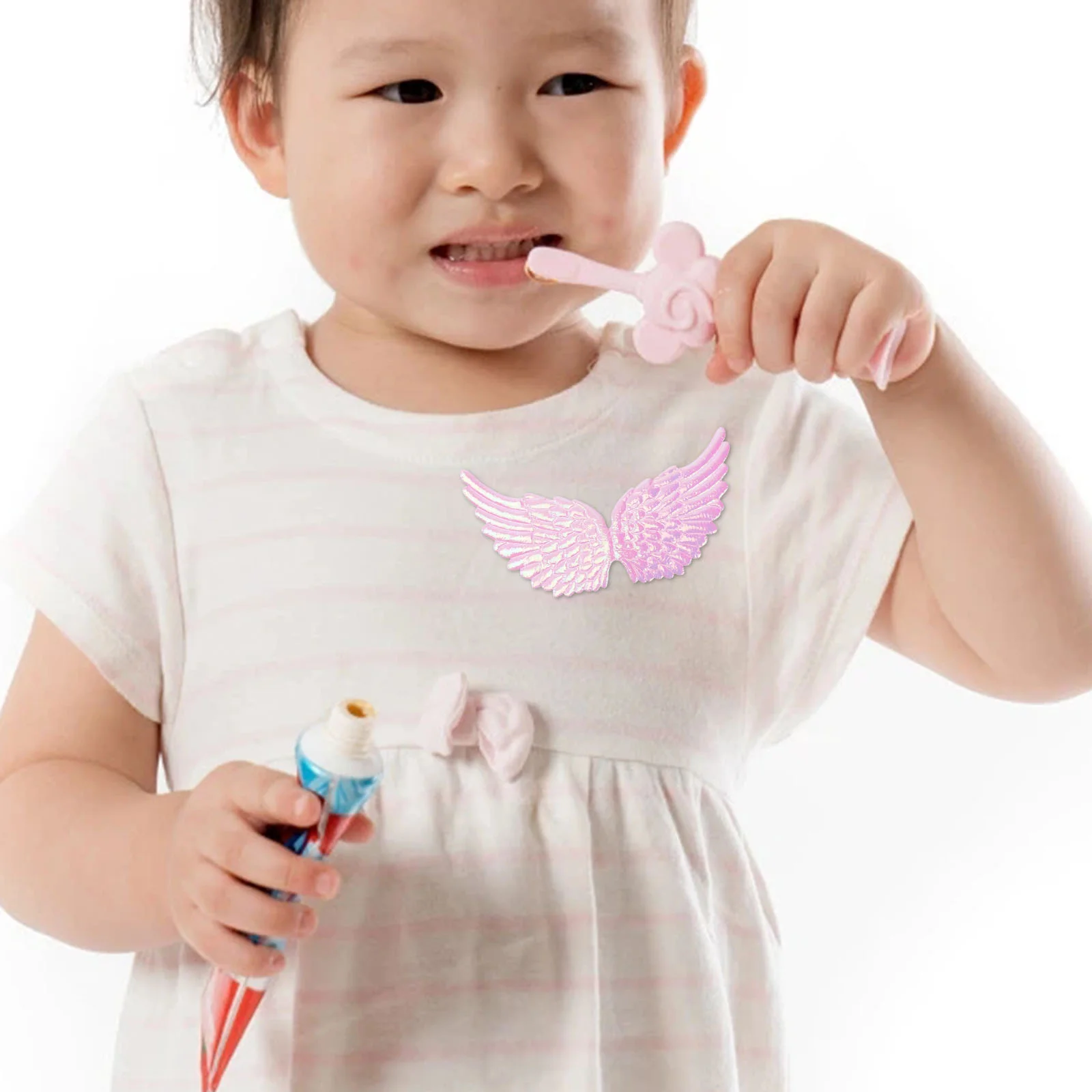 의류 천사 날개 요정 날개 패치, DIY 공예 코스튬 배낭 장식, 케이크 토퍼 장식