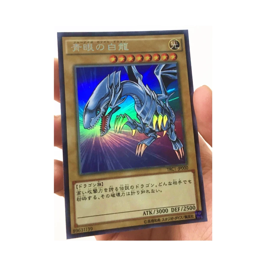 Yu-Gi-Oh Blu Occhi Drago Bianco Differenti Della Pittura Fai Da Te Giocattoli Modellismo Hobby Da Collezione Game Collection Anime Carte