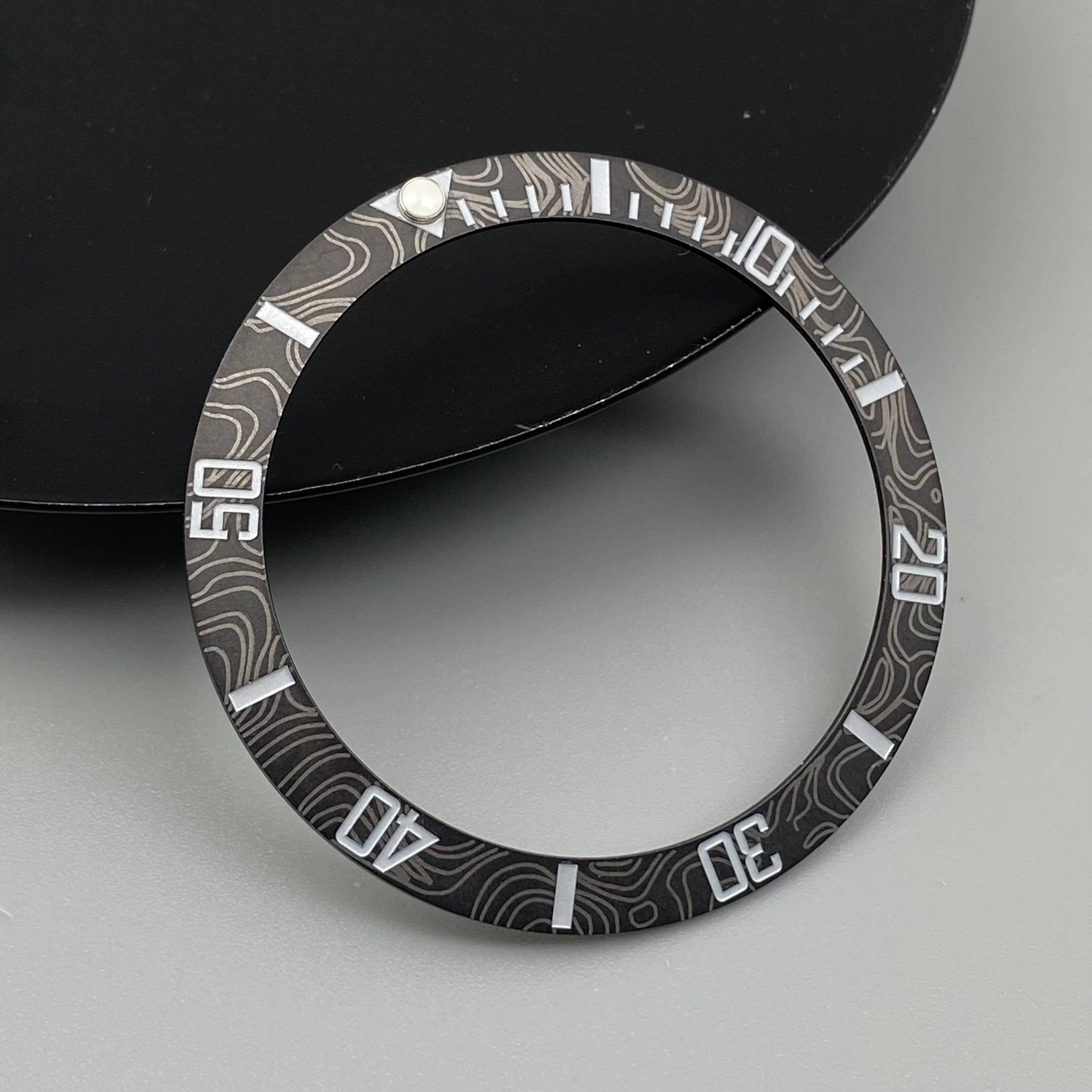Ceramic & Aluminum Bezel GMT Diving Watch Insert for 40mm Watch Case Replacement