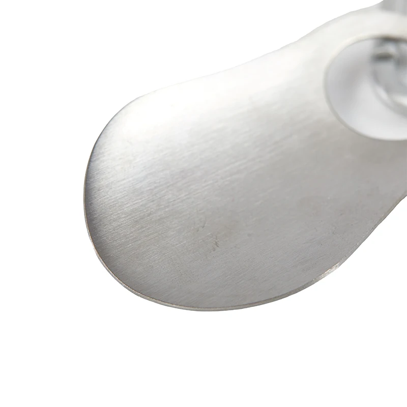 1Pcs Löffel Schuhlöffel Mit Karabiner Professionelle Schuhlöffel 7,5 cm Edelstahl Metall Schuhlöffel Schuhe Heber Werkzeuge – Detail 7