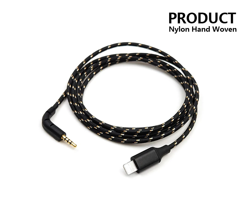 For B&W P7 P9 Earphones Replaceable Lightning to P7 P9 Upgrade Cable