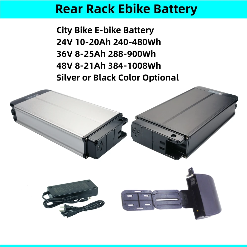 Rear-Rack-Carrier-City-Bike-Ebike-Battery-36V-8-8Ah-10-4Ah-13Ah-15Ah ...