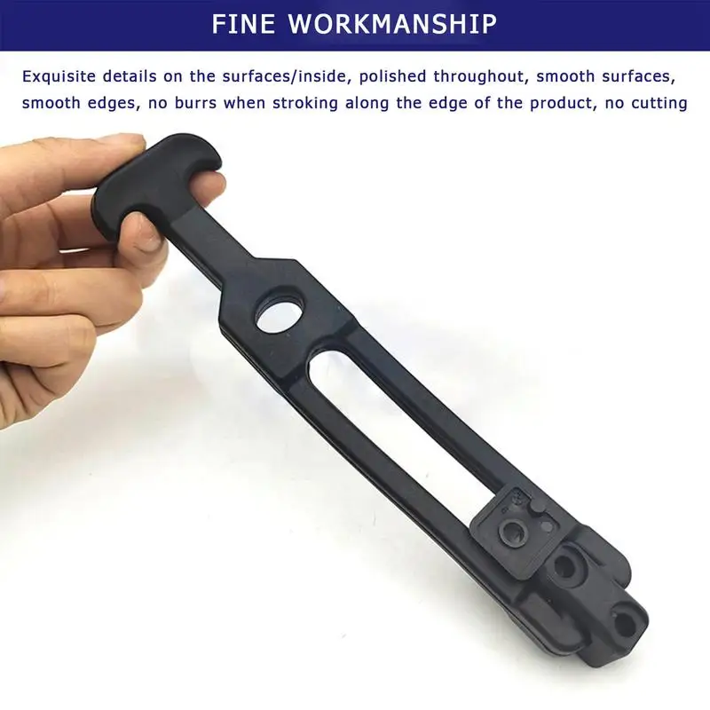 Flexible Rubber Hood Latch Elastic T-Handle Hood Catch Cooler Latches Draw Latches With Brackets Cabinet Lock Safety Locks